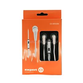 EXPERT EX-M950W fülhallgató + mikrofon (fehér) EXPEXM950W small