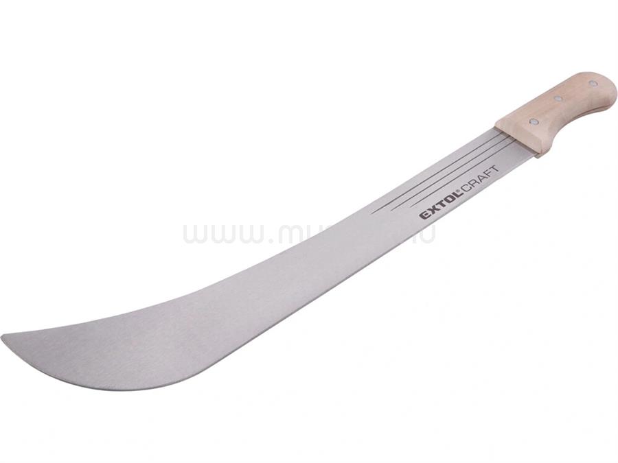 EXTOL CRAFT BOZÓTVÁGÓ KÉS (MACHETE), TELJES/PENGE HOSSZ: 650/500 MM, NYÉL: FA