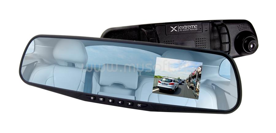 EXTREME Mirror autós videórögzítő