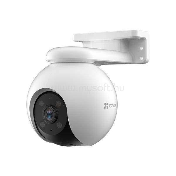 EZVIZ H8 2K Wi-Fi/LAN vezetékes kültéri dönthető-forgatható dómkamera
