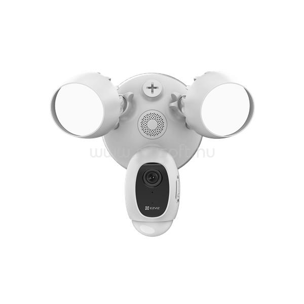 EZVIZ Kültéri 2in1 fehér biztonsági kamera&lámpa LC1C, 1080p, IP65, éjjellátó, PIR, sziréna (100dB), microSD (265GB)