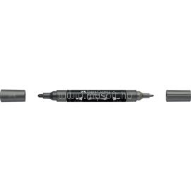 FABER - CASTELL Akril marker kétvégű MULTIMARK 297 Faber-Castell metál acélszürke FC185997 small