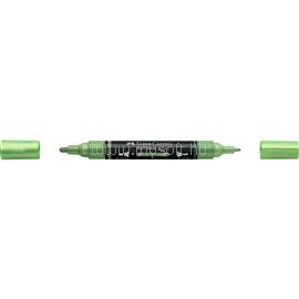 FABER - CASTELL Akril marker kétvégű MULTIMARK 298 Faber-Castell metál zsályazöld FC185994 small