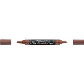 FABER - CASTELL Akril marker kétvégű MULTIMARK 378 Faber-Castell gesztenyebarna FC185979 small