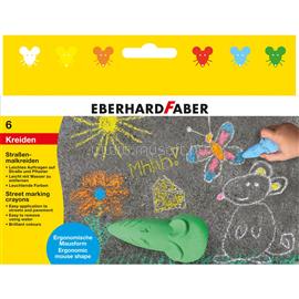 FABER - CASTELL Aszfaltkréta készlet egér alakú, papír dobozban Faber-Castell 6klf.szín EF526561 small