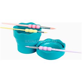FABER - CASTELL Ecsettál összecsukható mechanizmussal CLIC&GO Faber-Castell türkiz FC181580 small