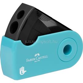 FABER - CASTELL Hegyező dupla tartályos, balkezes SLEEVE Faber-Castell türkiz színben FC182770 small