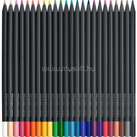 FABER - CASTELL Színes ceruza készlet háromszögletű BLACK EDITION Faber-Castell fekete test 24klf. szín FC116424 small