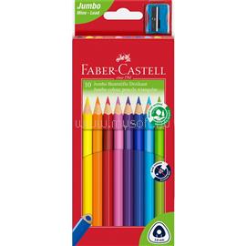 FABER - CASTELL Színes ceruza készlet háromszögletű Jumbo Faber-Castell 10klf. szín FC116510 small