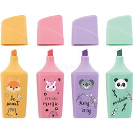 FABER - CASTELL Szövegkiemelő készlet mini pasztell ANIMAL Faber-Castell 4klf.szín EF551415 small