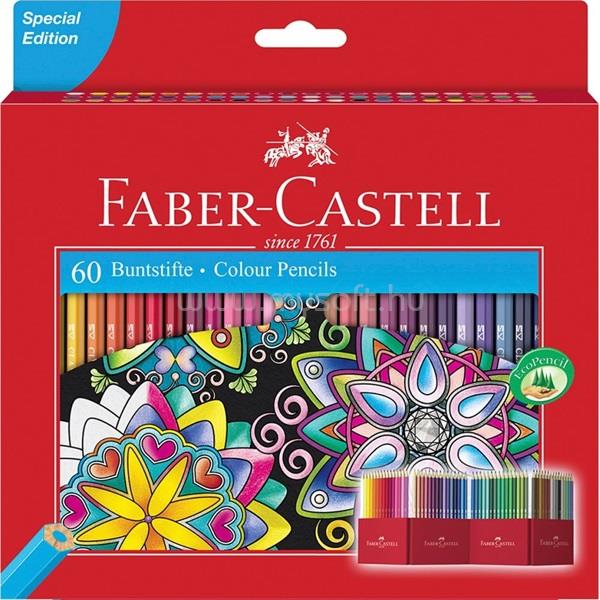 FABER-CASTELL 111260 60db-os vegyes színű színes ceruza