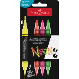 FABER-CASTELL Black Edition Shake&Paint Neon 4 db kétvégű akrilfilctoll készlet FABER-CASTELL_FC285505 small