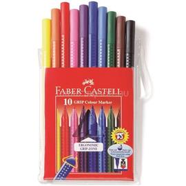 FABER-CASTELL Grip 10db-os vegyes színű filctoll készlet FABER-CASTELL_P3022-0600 small