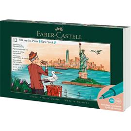 FABER-CASTELL New York 12 db-os művészfilctoll készlet FABER-CASTELL_FC267135 small