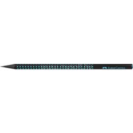 FABER-CASTELL Sparkle Midnight B háromszögletű fekete/óceánkék grafitceruza FABER-CASTELL_FC118268 small