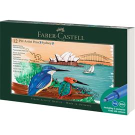 FABER-CASTELL Sydney 12 db-os művészfilctoll készlet FABER-CASTELL_FC267138 small