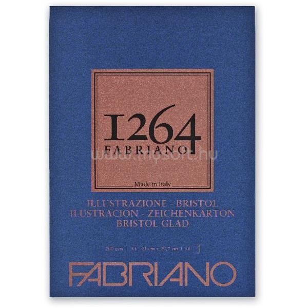 FABRIANO 1264 Bristol 200g A4 50lapos ragasztott rajztömb