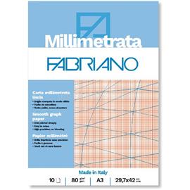 FABRIANO A3 80g 10lapos milliméterpapír tömb FABRIANO_19100664 small