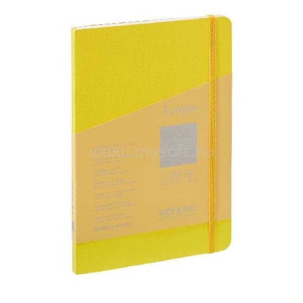 FABRIANO Ecoqua Plus A5 80 lapos sárga pontozott notesz
