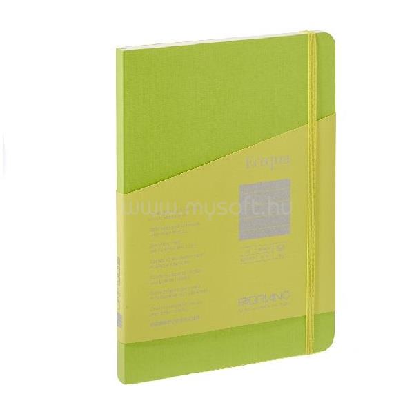 FABRIANO Ecoqua Plus A5 80 lapos világoszöld vonalas notesz