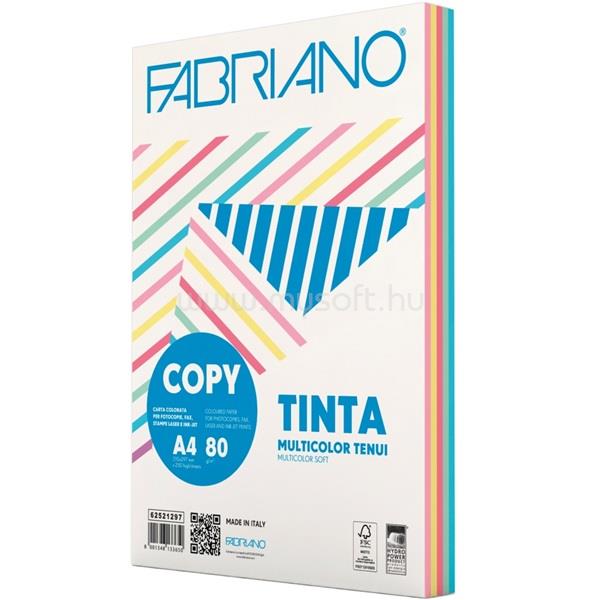 FABRIANO Multicolor A4 80g pasztel színes másolópapír