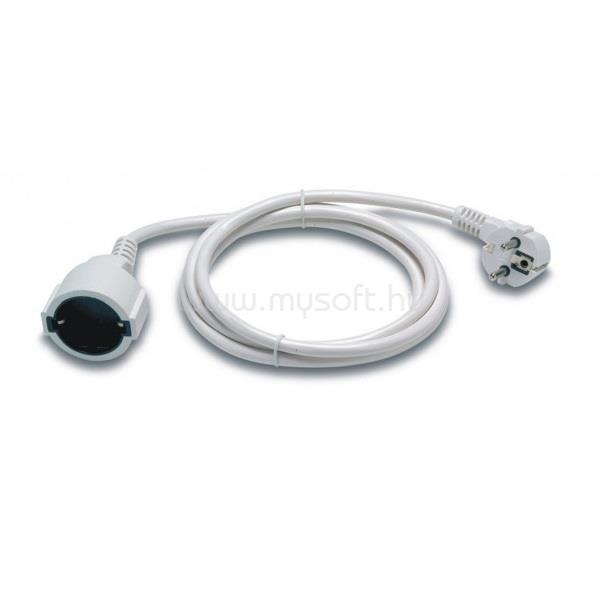FAMATEL 3m 3x1,5mm2 16A szerelt hosszabbító (fehér)