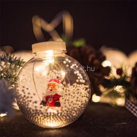 FAMILY DECOR FÉNYFÜGGÖNY, HÓGÖMB MIKULÁSSAL FAMILY_DECOR_58917 small