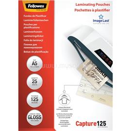 FELLOWES A5 125mic 25db-os lamináló fólia FELLOWES_5396101 small