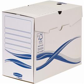 FELLOWES Archiváló doboz A4, 150mm, FellowesR Bankers Box Basic, 25 db/csomag, kék-fehér FELLOWES_4460302 small