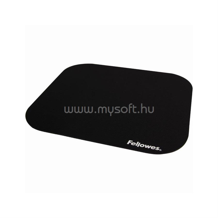 FELLOWES Egérpad, textil borításús, FellowesR Solid, fekete