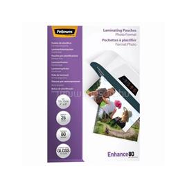 FELLOWES Lamináló fólia, 100x150mm, 80 mikron, fényes, 25 db/doboz, FellowesR FELLOWES_5440602 small