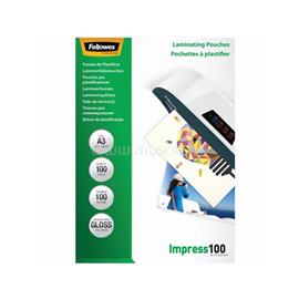 FELLOWES Lamináló fólia, A3, 100 mikron, fényes, 100 db/doboz, FellowesR FELLOWES_5351205 small