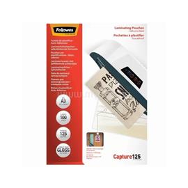 FELLOWES Lamináló fólia, A3, 125 micron, fényes, öntapadó hátlappal, 100 db/doboz, FellowesR FELLOWES_5329001 small