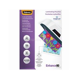 FELLOWES Lamináló fólia, A3, 80 mikron, fényes, 100 db/doboz, FellowesR FELLOWES_5306207 small
