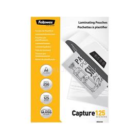 FELLOWES Lamináló fólia, A4, 125 mikron, fényes, 250 db/doboz, FellowesR FELLOWES_5314903 small