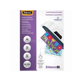 FELLOWES Lamináló fólia, A4, 80 micron, fényes, 25 db/doboz, FellowesR FELLOWES_5396205 small
