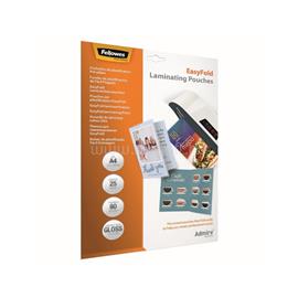 FELLOWES Lamináló fólia, A4, 80 mikron, fényes, 25 db/doboz, Admire Easyfold FellowesR FELLOWES_5601901 small