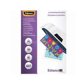 FELLOWES Lamináló fólia, A4, 80 mikron, matt, 100 db/doboz, FellowesR FELLOWES_5452103 small