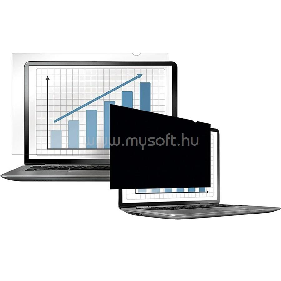 FELLOWES Monitorszűrő, betekintésvédelemmel, 597x335mm, 27,0, 16:9, FellowesR PrivaScreen, fekete