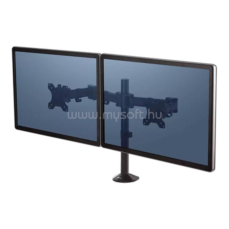 FELLOWES Monitortartó kar, két monitorhoz, FellowesR Reflex Series