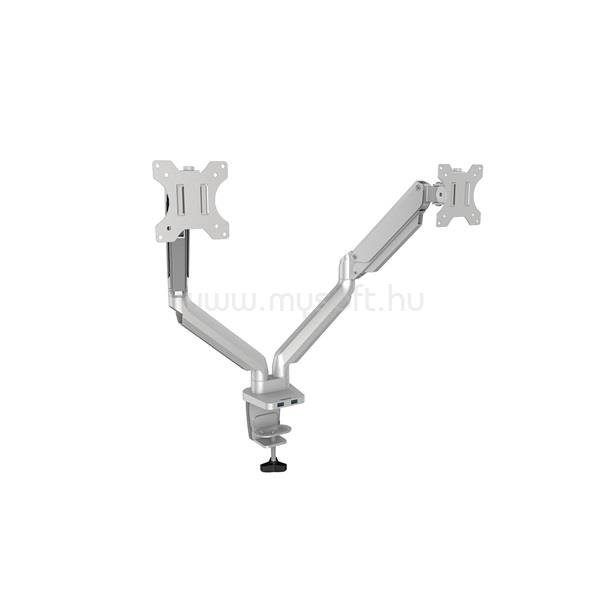 FELLOWES Platinum Series Dual 8056501 kétkaros ezüst monitortartó kar