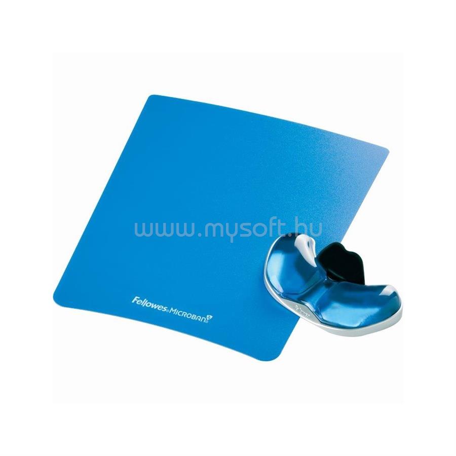 FELLOWES Tenyértámasz Health-VT Crystal, kék