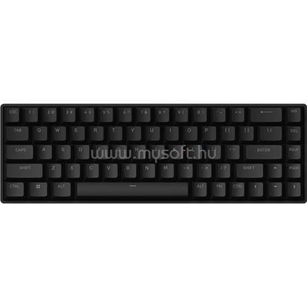 FGG FIRE68 ULTRA  magnetic jade switches, black wavey gamer billentyűzet angol lokalizáció