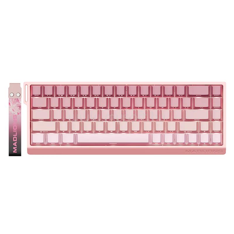 FGG MAD 68 PRO HE Magnetic Switch Mechanikus Gamer Billentyűzet - Pink
