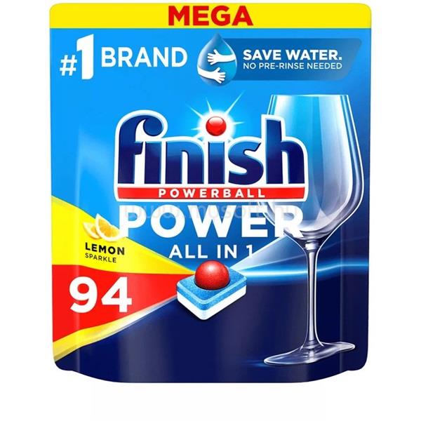 FINISH Power All in 1 Max 94 db-os lemon mosogatótabletta