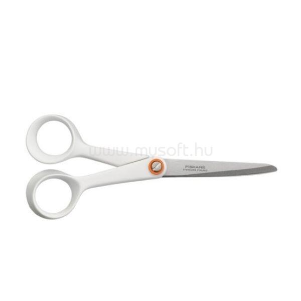 FISKARS 1020413 17 cm fehér általános olló