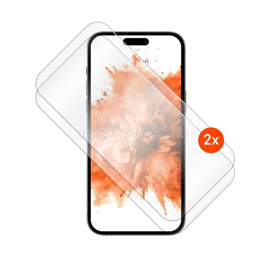 FIXED 2,5D edzett üveg Apple iPhone 17 készülékhez, 2 drb
