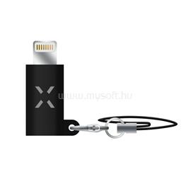 FIXED FIXA-ML-BK adapter töltő és adatkábel microUSB - Lightning, fekete FIXA-ML-BK small