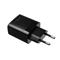 FIXED hálózati töltő, 2*USB-A kimenet, 17W + USB/USB-C kábel, fekete FIXC17N-2UC-BK small