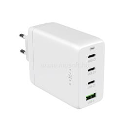 FIXED hálózati töltő 3xUSB-C 1xUSB-A kimenet, GaN technológia,PD 3.0, 100W, fehér FIXCG100-3CU-WH small